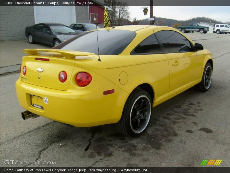 Rally Yellow / Gray 2008 Chevrolet Cobalt LS Coupe