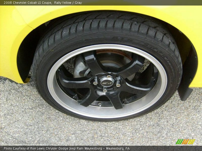 Rally Yellow / Gray 2008 Chevrolet Cobalt LS Coupe