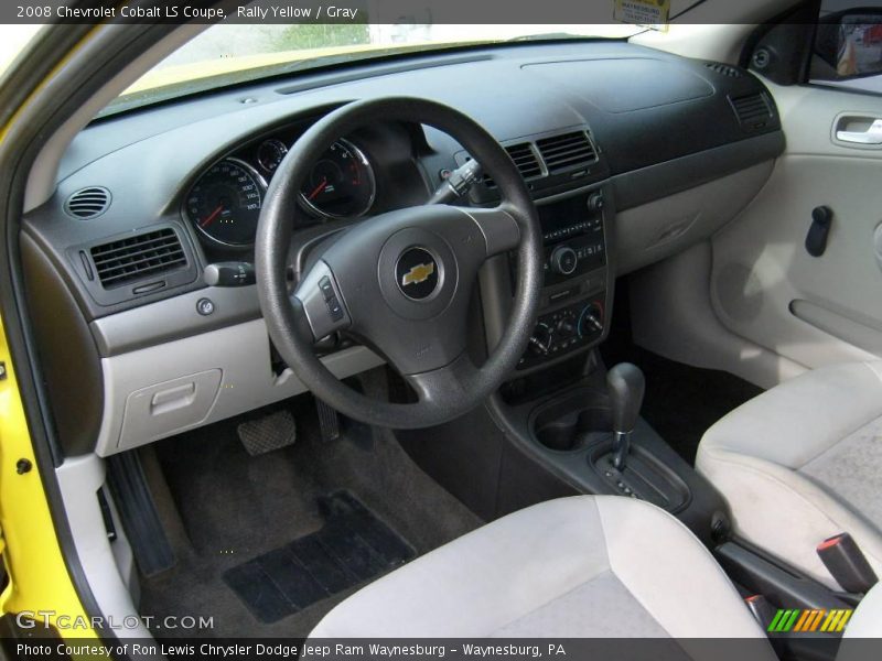 Rally Yellow / Gray 2008 Chevrolet Cobalt LS Coupe
