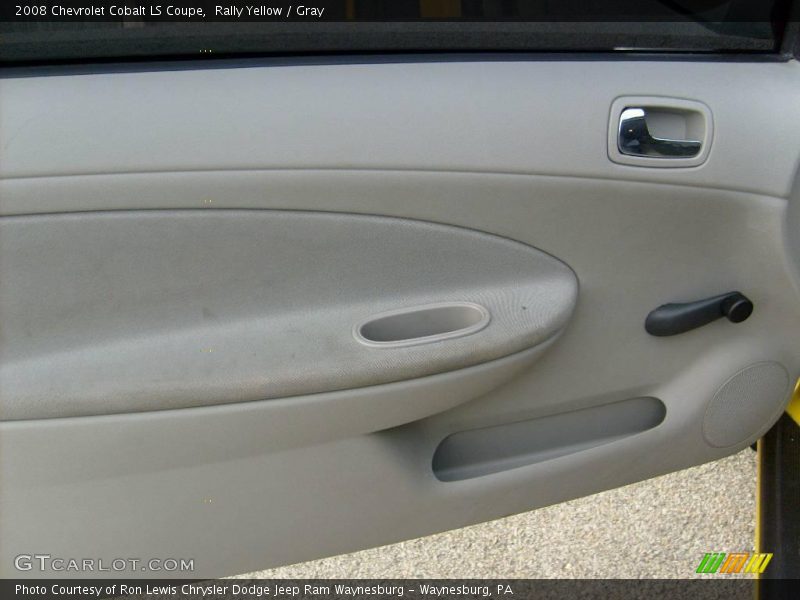Rally Yellow / Gray 2008 Chevrolet Cobalt LS Coupe