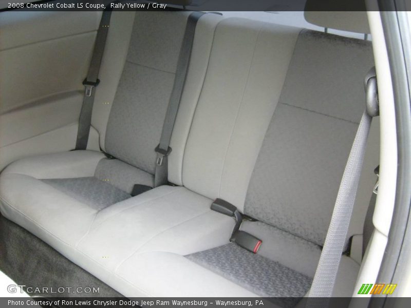 Rally Yellow / Gray 2008 Chevrolet Cobalt LS Coupe