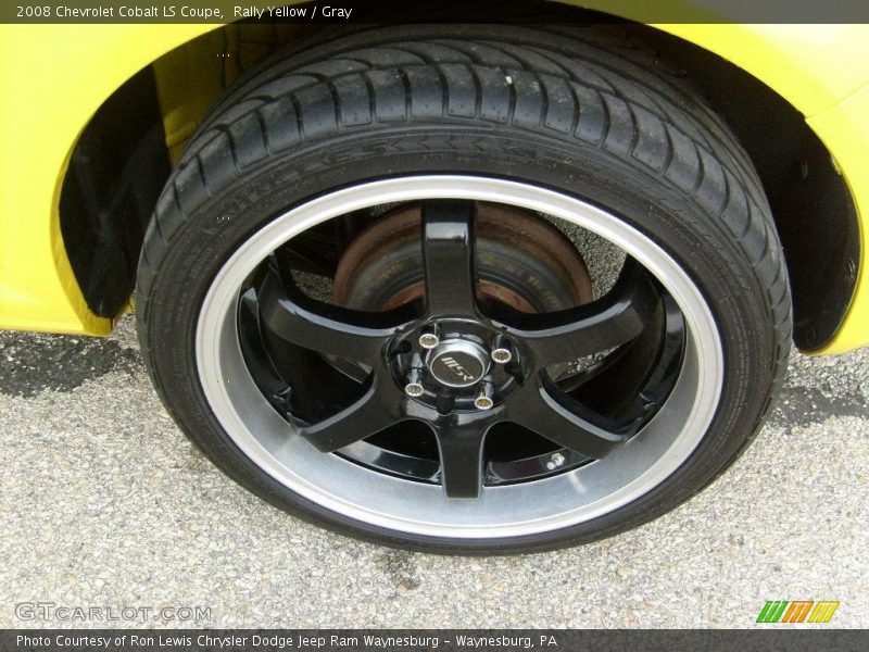 Rally Yellow / Gray 2008 Chevrolet Cobalt LS Coupe