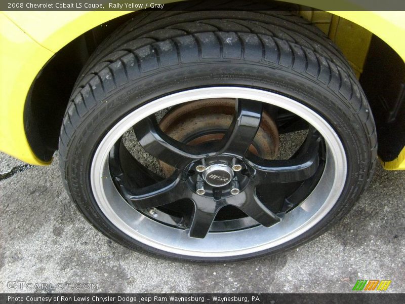 Rally Yellow / Gray 2008 Chevrolet Cobalt LS Coupe