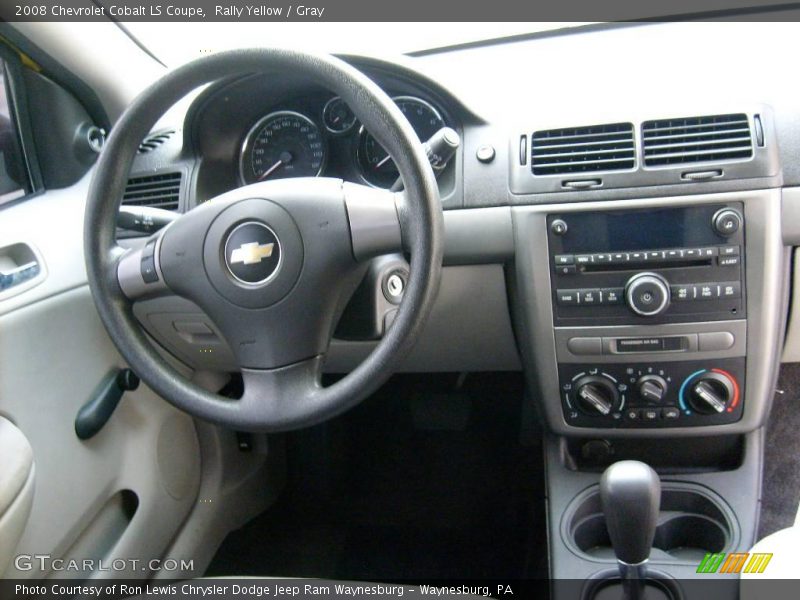 Rally Yellow / Gray 2008 Chevrolet Cobalt LS Coupe