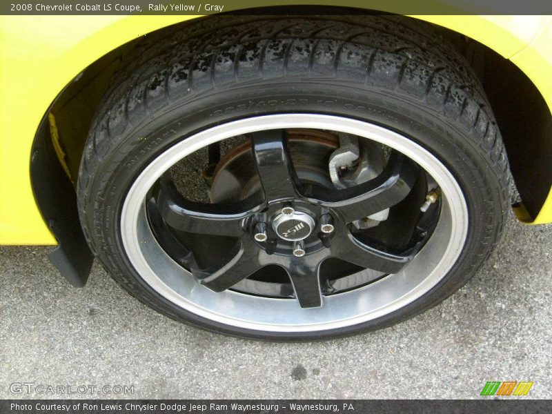 Rally Yellow / Gray 2008 Chevrolet Cobalt LS Coupe