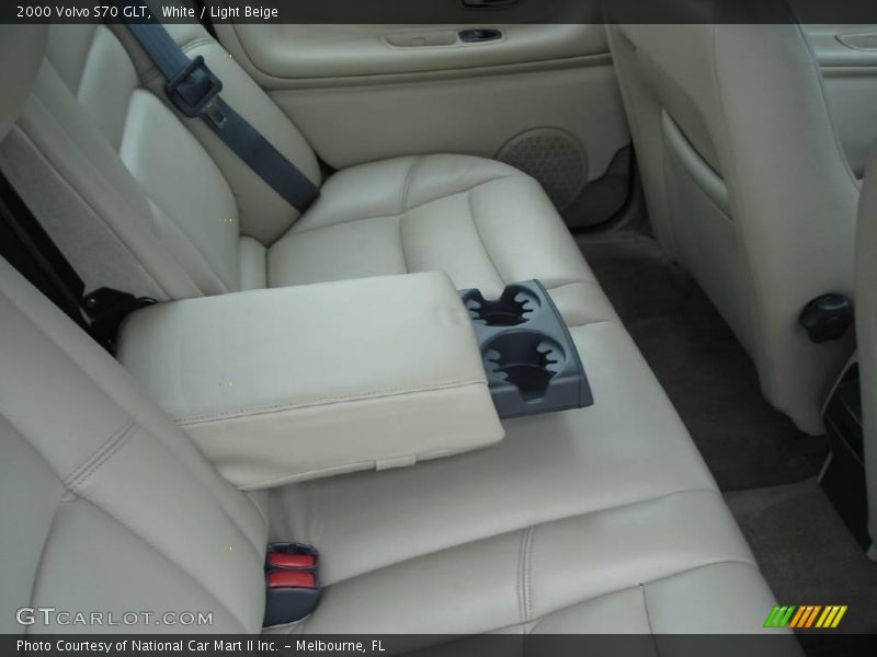 White / Light Beige 2000 Volvo S70 GLT