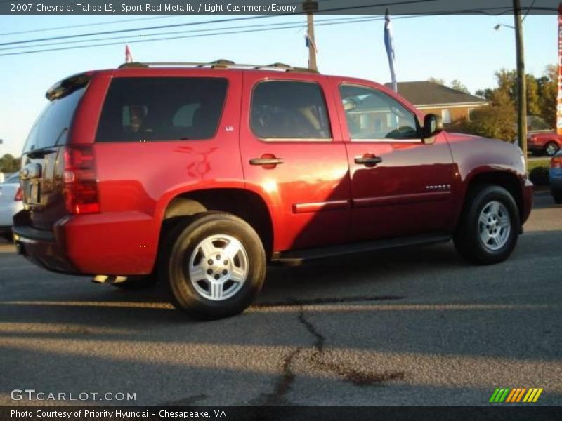 Sport Red Metallic / Light Cashmere/Ebony 2007 Chevrolet Tahoe LS
