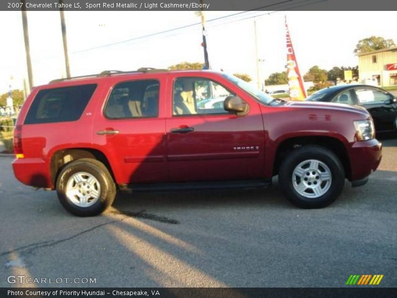 Sport Red Metallic / Light Cashmere/Ebony 2007 Chevrolet Tahoe LS