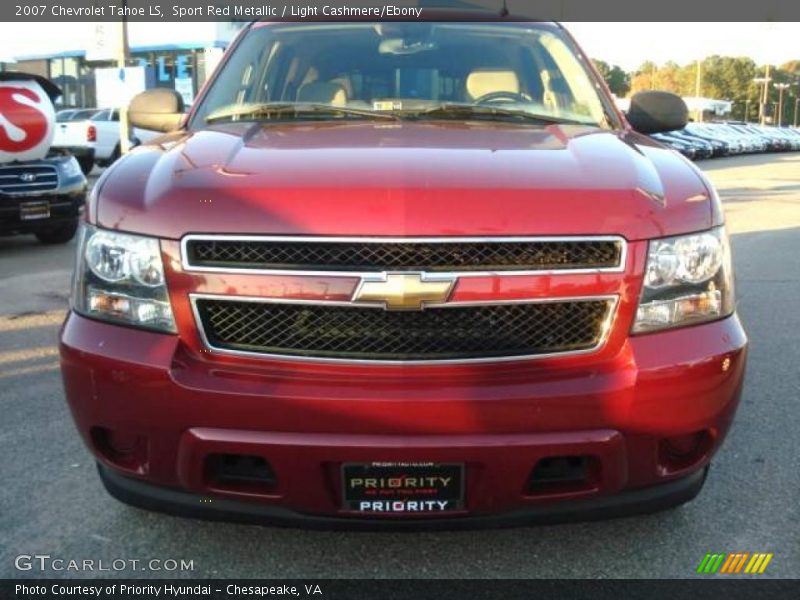 Sport Red Metallic / Light Cashmere/Ebony 2007 Chevrolet Tahoe LS