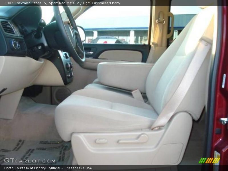 Sport Red Metallic / Light Cashmere/Ebony 2007 Chevrolet Tahoe LS