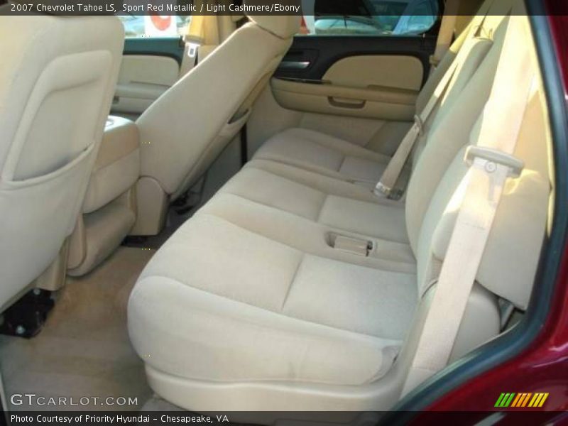 Sport Red Metallic / Light Cashmere/Ebony 2007 Chevrolet Tahoe LS
