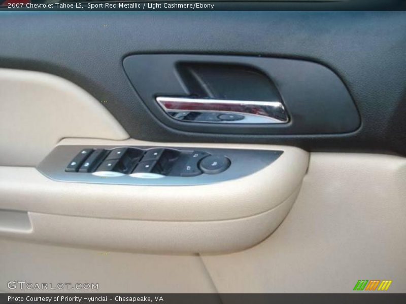 Sport Red Metallic / Light Cashmere/Ebony 2007 Chevrolet Tahoe LS