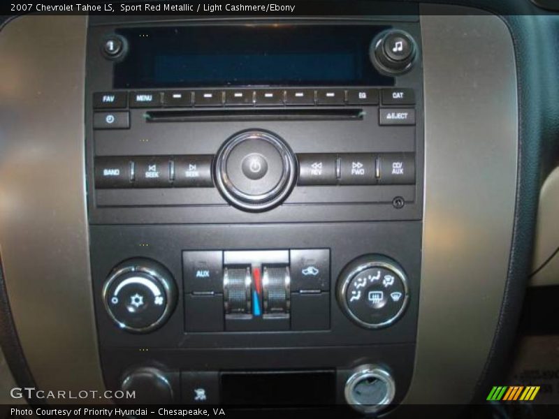 Sport Red Metallic / Light Cashmere/Ebony 2007 Chevrolet Tahoe LS