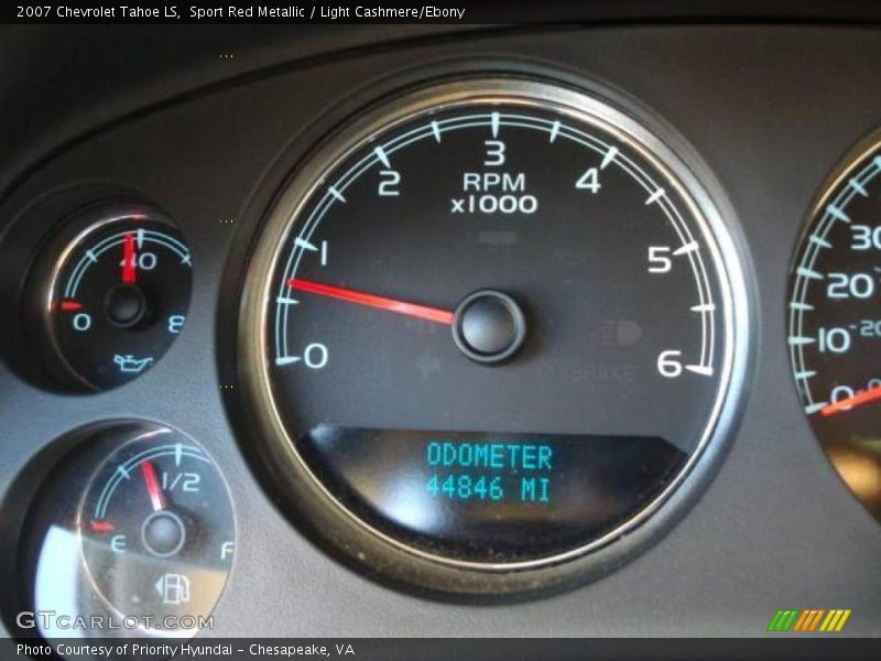 Sport Red Metallic / Light Cashmere/Ebony 2007 Chevrolet Tahoe LS
