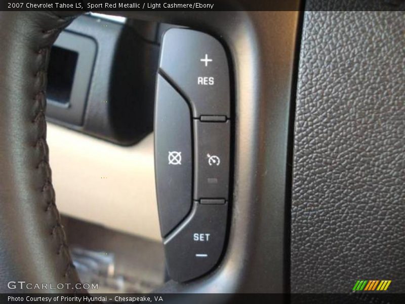 Sport Red Metallic / Light Cashmere/Ebony 2007 Chevrolet Tahoe LS