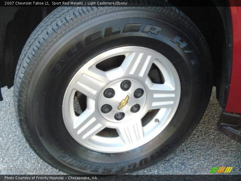 Sport Red Metallic / Light Cashmere/Ebony 2007 Chevrolet Tahoe LS