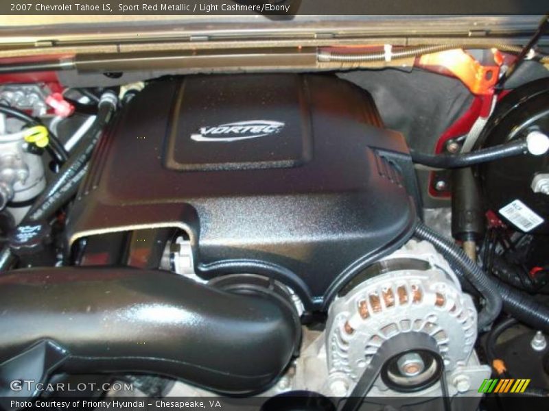Sport Red Metallic / Light Cashmere/Ebony 2007 Chevrolet Tahoe LS