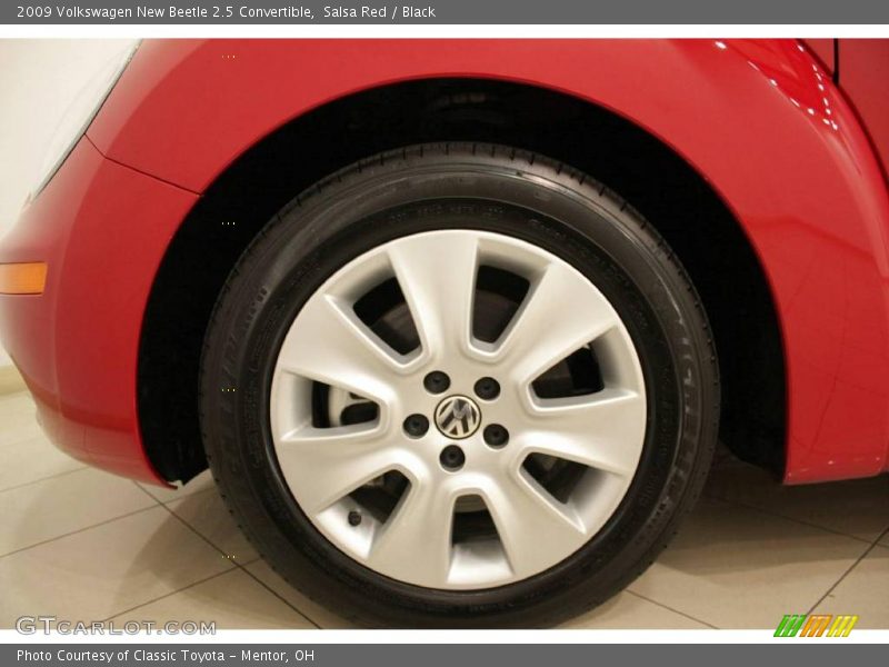 Salsa Red / Black 2009 Volkswagen New Beetle 2.5 Convertible