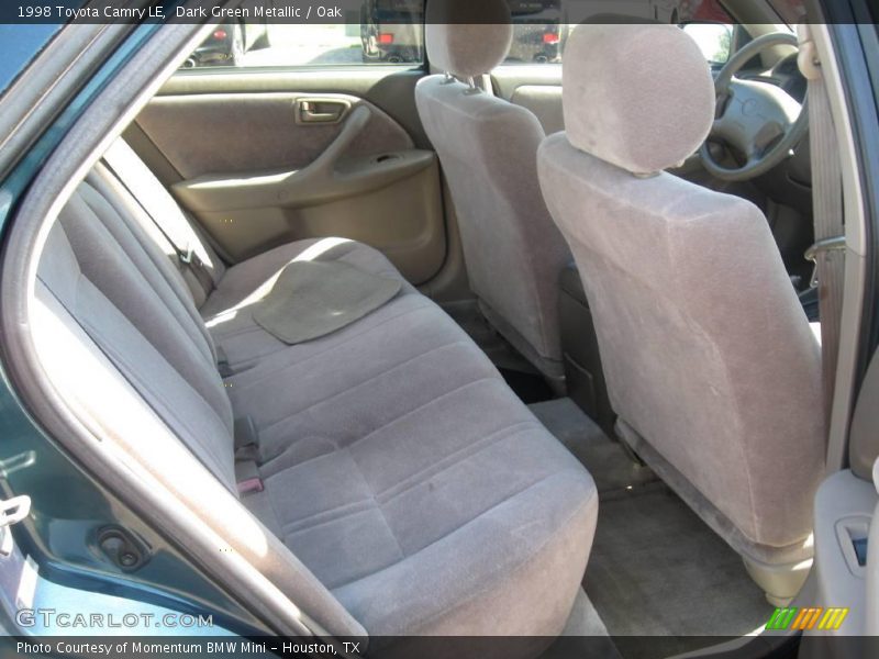 Dark Green Metallic / Oak 1998 Toyota Camry LE