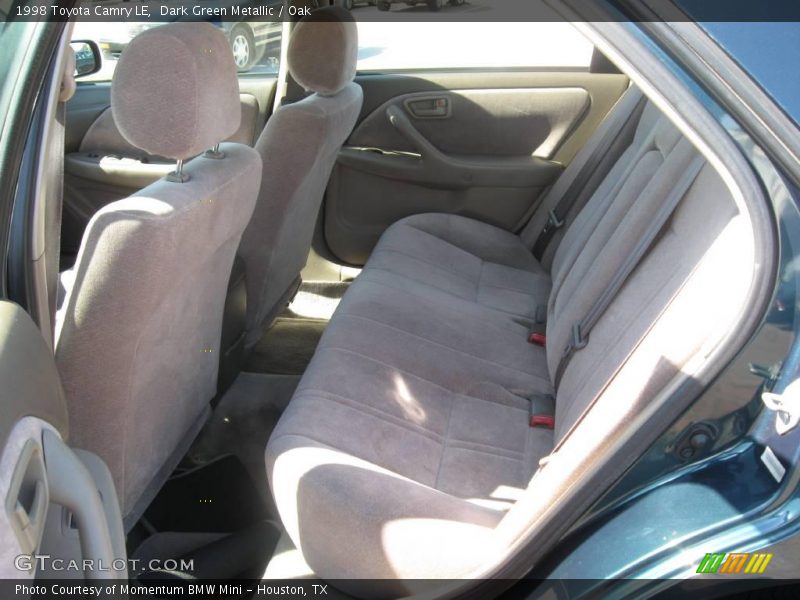 Dark Green Metallic / Oak 1998 Toyota Camry LE