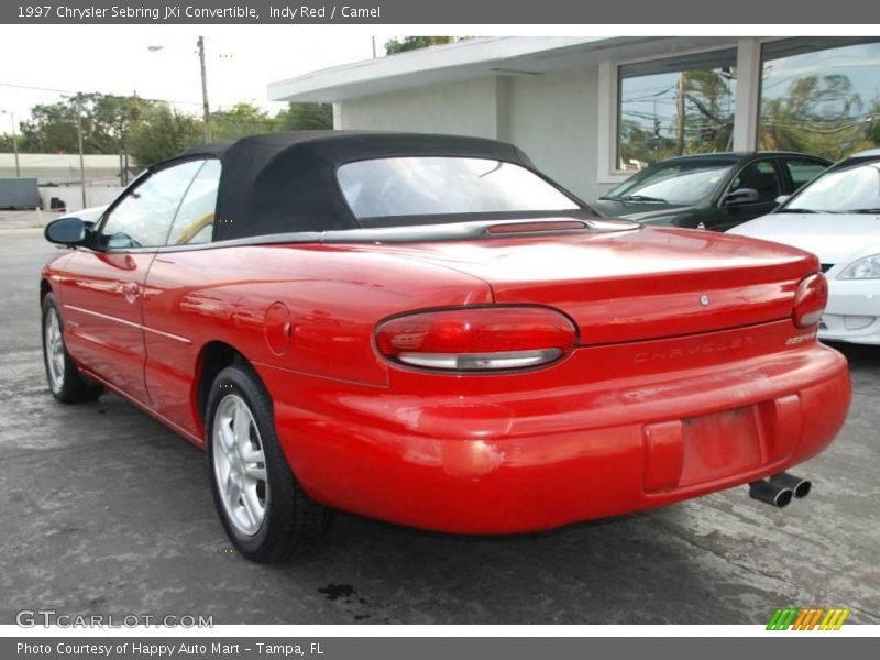 Indy Red / Camel 1997 Chrysler Sebring JXi Convertible