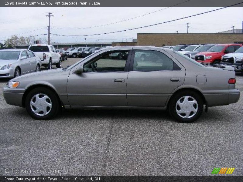 Antique Sage Pearl / Sage 1998 Toyota Camry LE V6