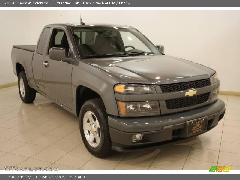 Dark Gray Metallic / Ebony 2009 Chevrolet Colorado LT Extended Cab