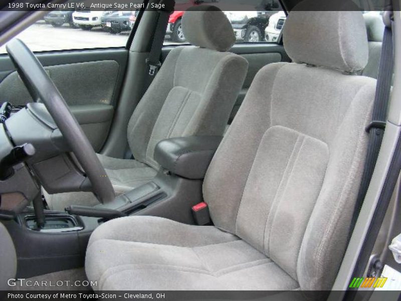 Antique Sage Pearl / Sage 1998 Toyota Camry LE V6