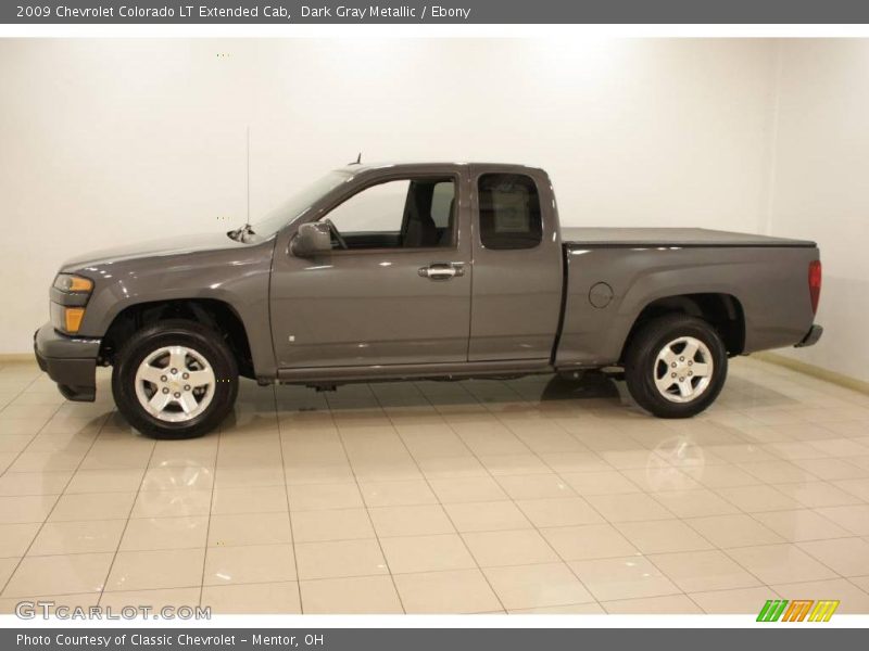 Dark Gray Metallic / Ebony 2009 Chevrolet Colorado LT Extended Cab
