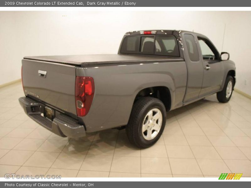 Dark Gray Metallic / Ebony 2009 Chevrolet Colorado LT Extended Cab