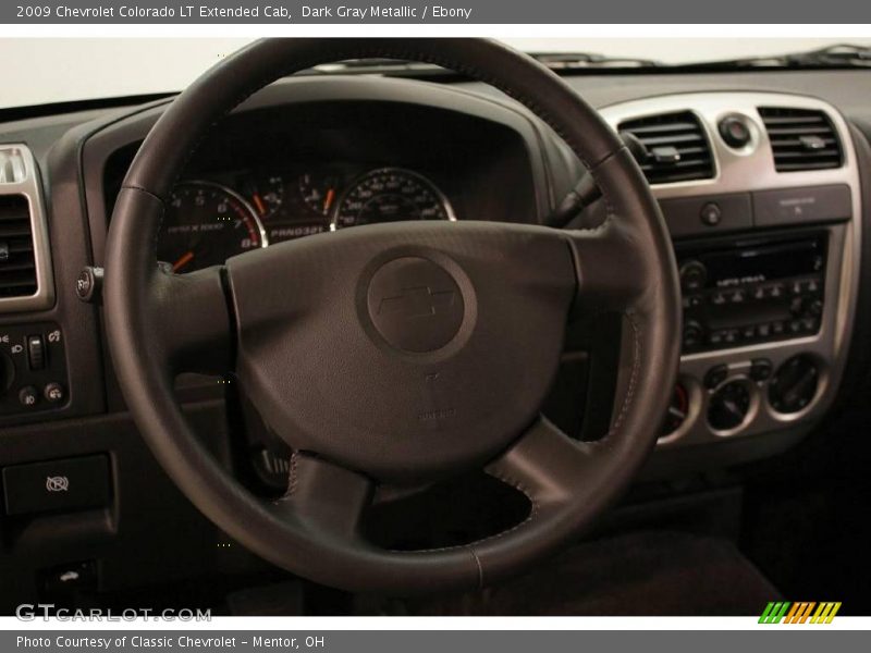 Dark Gray Metallic / Ebony 2009 Chevrolet Colorado LT Extended Cab