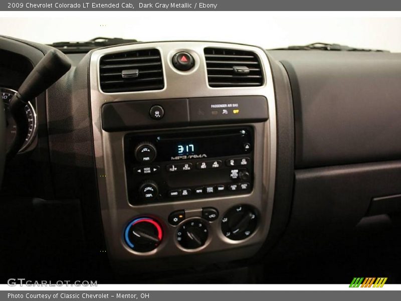 Dark Gray Metallic / Ebony 2009 Chevrolet Colorado LT Extended Cab