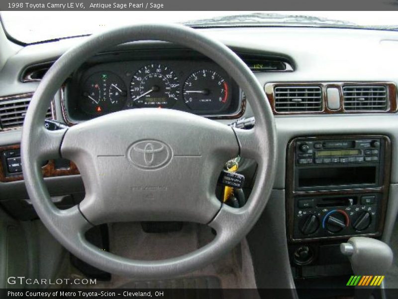 Antique Sage Pearl / Sage 1998 Toyota Camry LE V6