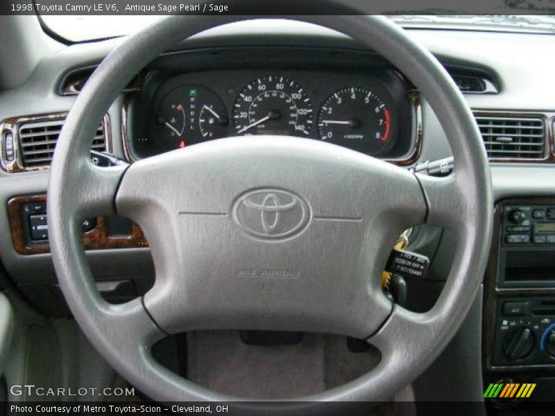 Antique Sage Pearl / Sage 1998 Toyota Camry LE V6