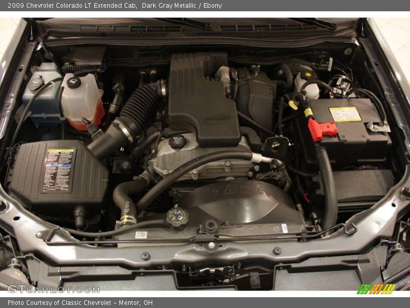 Dark Gray Metallic / Ebony 2009 Chevrolet Colorado LT Extended Cab