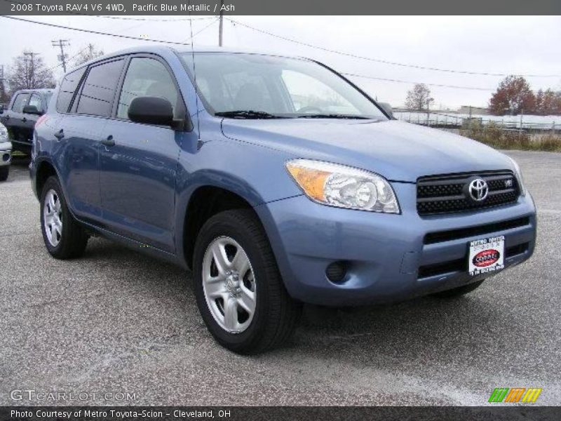 Pacific Blue Metallic / Ash 2008 Toyota RAV4 V6 4WD