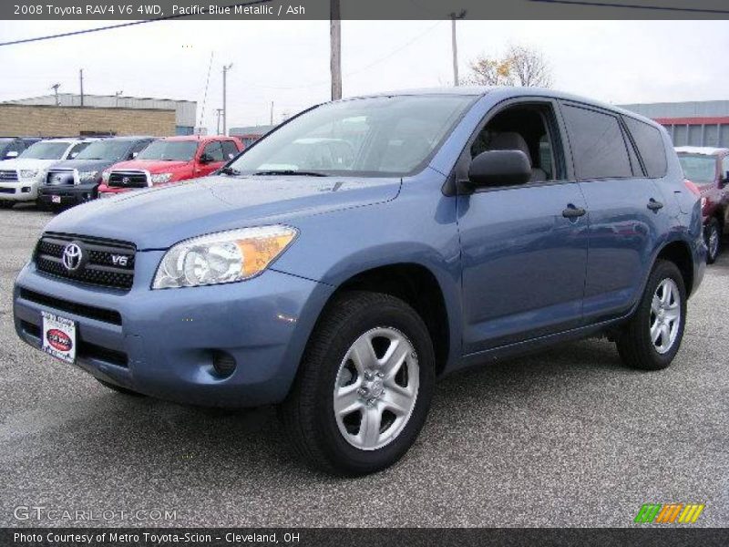 Pacific Blue Metallic / Ash 2008 Toyota RAV4 V6 4WD