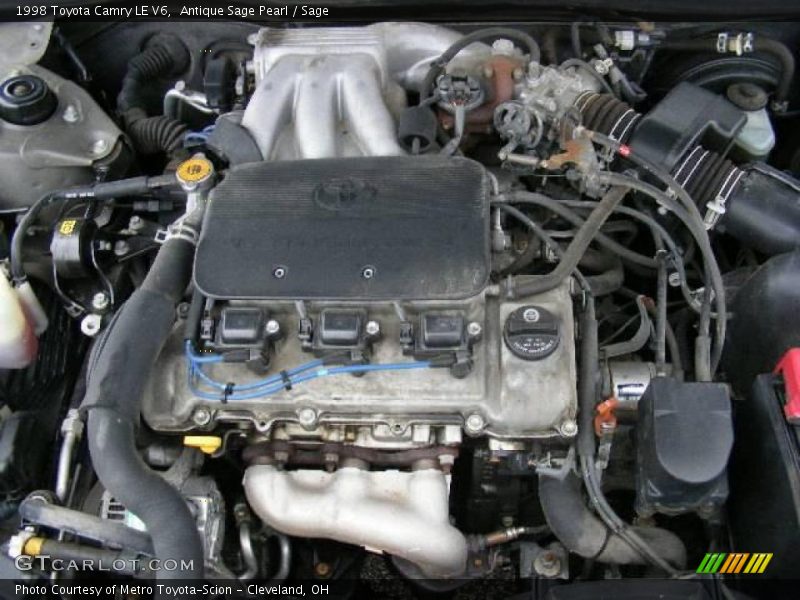 Antique Sage Pearl / Sage 1998 Toyota Camry LE V6