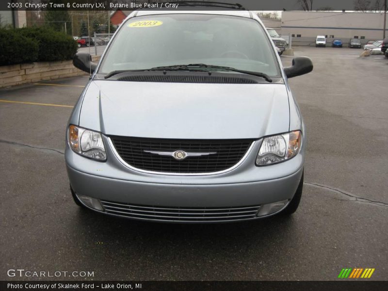 Butane Blue Pearl / Gray 2003 Chrysler Town & Country LXi
