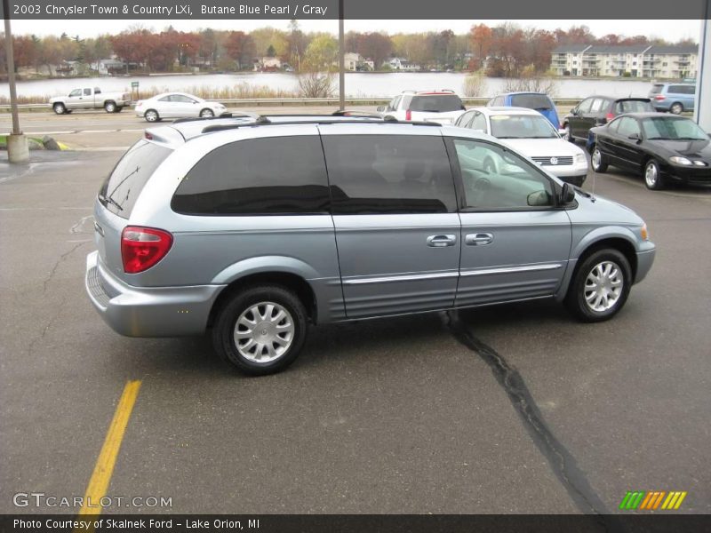 Butane Blue Pearl / Gray 2003 Chrysler Town & Country LXi