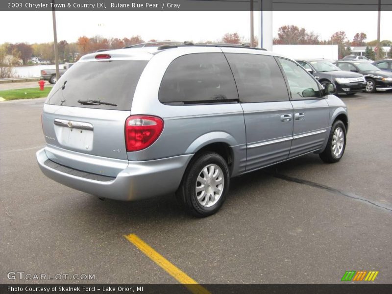 Butane Blue Pearl / Gray 2003 Chrysler Town & Country LXi