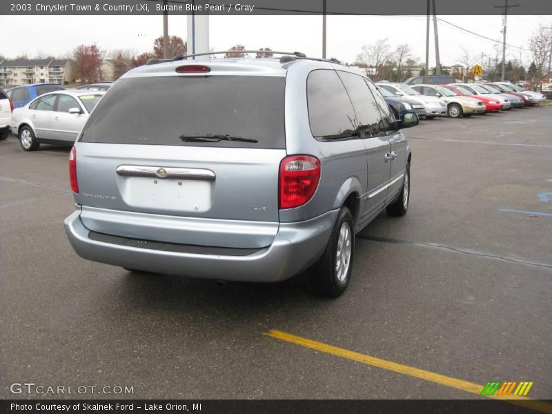 Butane Blue Pearl / Gray 2003 Chrysler Town & Country LXi