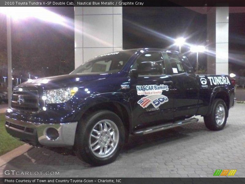 Nautical Blue Metallic / Graphite Gray 2010 Toyota Tundra X-SP Double Cab