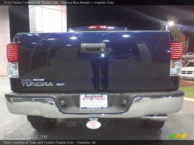 Nautical Blue Metallic / Graphite Gray 2010 Toyota Tundra X-SP Double Cab