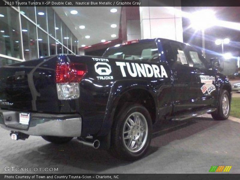 Nautical Blue Metallic / Graphite Gray 2010 Toyota Tundra X-SP Double Cab