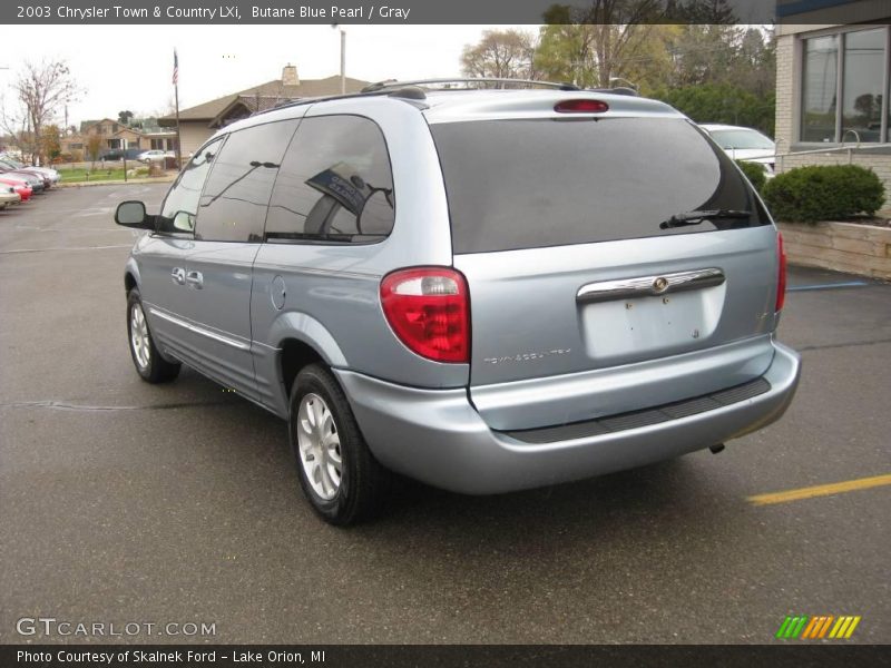 Butane Blue Pearl / Gray 2003 Chrysler Town & Country LXi