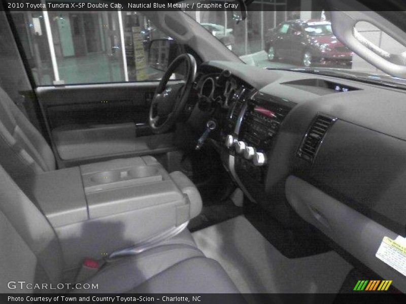 Nautical Blue Metallic / Graphite Gray 2010 Toyota Tundra X-SP Double Cab