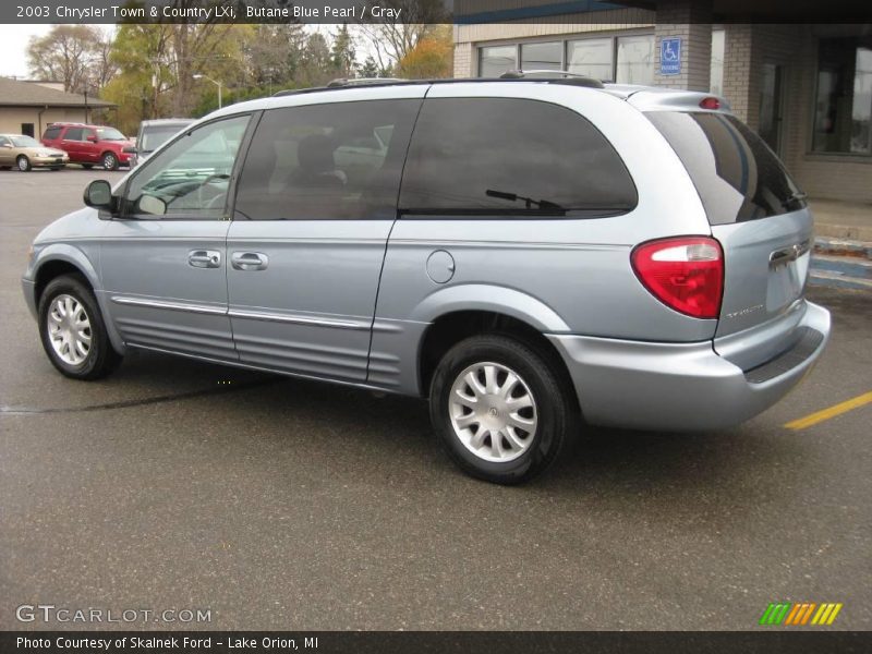 Butane Blue Pearl / Gray 2003 Chrysler Town & Country LXi