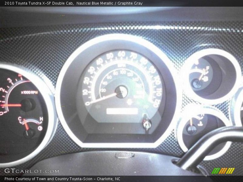 Nautical Blue Metallic / Graphite Gray 2010 Toyota Tundra X-SP Double Cab