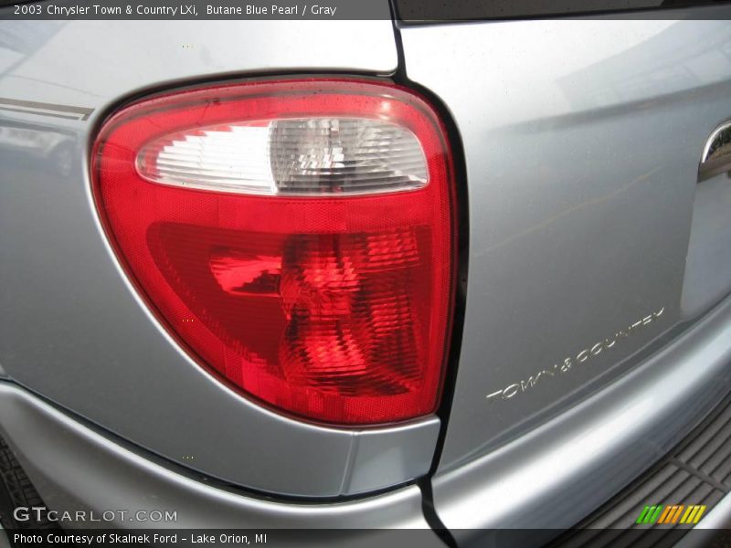 Butane Blue Pearl / Gray 2003 Chrysler Town & Country LXi